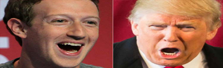 Facebook CEO Mark Zuckerberg is  not Happy with Donald Trump