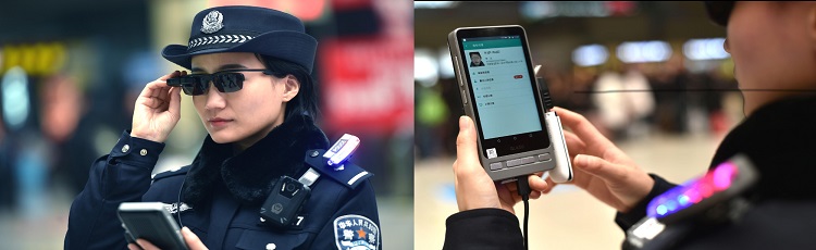 Chinese Police Using Face Recognition Sun Glasses