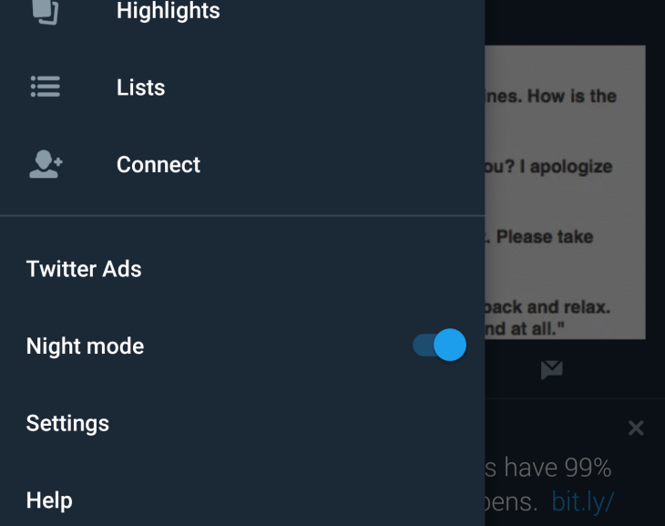 Twitter Just Launched the Dark Mode Display